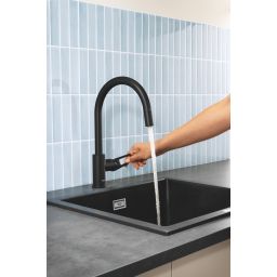 Grohe Start Edge bateria kuchenna stojąca czarna 305562430