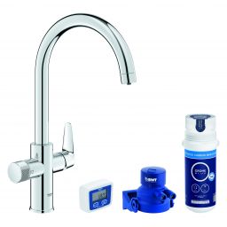 Grohe Blue Pure Start Curve zestaw startowy z baterią filtrującą chrom 30593000