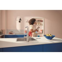 Grohe Blue Pure Minta bateria kuchenna z podłączeniem do filtra wody stal 30601DC0