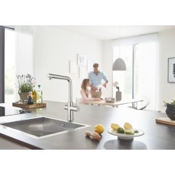 Grohe Blue bateria kuchenna z filtrem stojąca StarLight Chrome 31454001