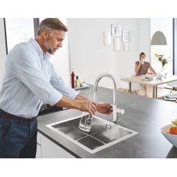 Grohe Blue bateria kuchenna z filtrem stojąca StarLight Chrome 31455001