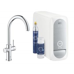 Grohe Blue bateria kuchenna z filtrem stojąca StarLight Chrome 31455001