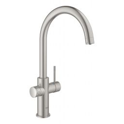 Grohe Blue bateria kuchenna z filtrem stojąca SuperSteel 31455DC1