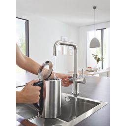 Grohe Blue Home zestaw startowy z baterią kuchenną stal nierdzewna 31456DC1
