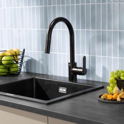 Grohe Get bateria kuchenna stojąca czarny mat 314842431