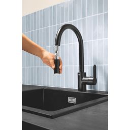 Grohe Get bateria kuchenna stojąca czarny mat 314842431