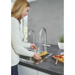 Grohe Blue Home zestaw startowy z zaworem kuchennym Mono chrom 31498001