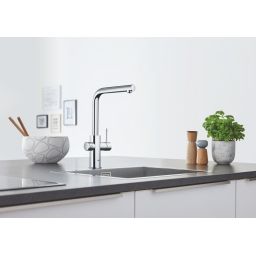 Grohe Blue Home zestaw startowy z baterią kuchenną chrom 31539000