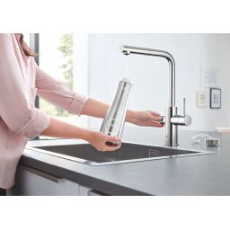 Grohe Blue Home zestaw startowy z baterią kuchenną chrom 31539000