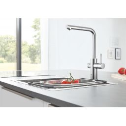 Grohe Blue Home zestaw startowy z baterią kuchenną chrom 31539000