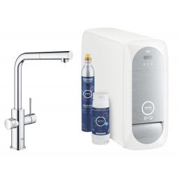 Grohe Blue Home zestaw startowy z baterią kuchenną chrom 31539000