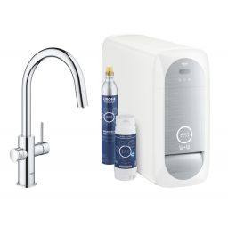 Grohe Blue bateria kuchenna z filtrem stojąca StarLight Chrome 31541000