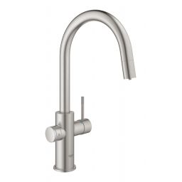 Grohe Blue bateria kuchenna z filtrem stojąca SuperSteel 31541DC0