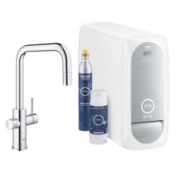 Grohe Blue Home zestaw startowy z baterią kuchenną chrom 31543000