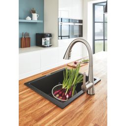 Grohe Zedra bateria kuchenna stojąca stal nierdzewna 32294DC2