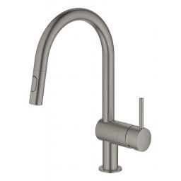 Grohe Minta bateria kuchenna stojąca Brushed Hard Graphite 32321AL2