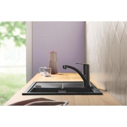 Grohe Start bateria kuchenna stojąca czarny mat 324412432