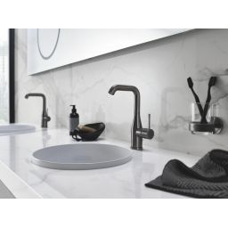 Grohe Essence bateria umywalkowa stojąca Brushed Hard Graphite 32628AL1