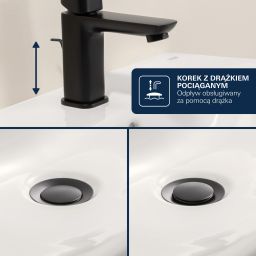 Grohe Get bateria bidetowa stojąca czarny mat 328852430