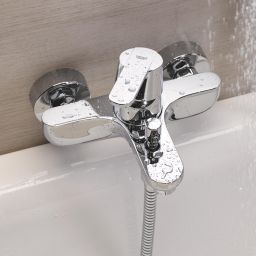 Grohe Get bateria wannowo-prysznicowa ścienna StarLight Chrome 32887000