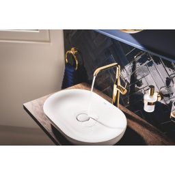 Grohe Essence New bateria umywalkowa stojąca wysoka cool sunrise 32901GL1