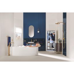 Grohe Essence New bateria umywalkowa stojąca Brushed Cool Sunrise 32901GN1