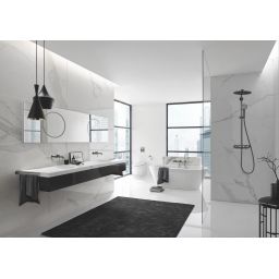 Grohe Essence bateria wannowo-prysznicowa ścienna Brushed Hard Graphite 33624AL1