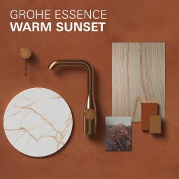 Grohe Essence bateria prysznicowa ścienna Brushed Warm Sunset 33636DL1