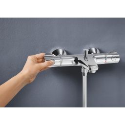 Grohe Grohtherm 800 bateria wannowo-prysznicowa ścienna termostatyczna chrom 34567000