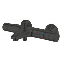 Grohe Precision Start bateria wannowo-prysznicowa ścienna termostatyczna czarny mat 345982430