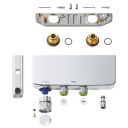 Grohe Grohtherm SmartControl bateria wannowo-prysznicowa ścienna termostatyczna chrom 34718000