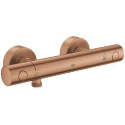 Grohe Grohtherm 800 bateria prysznicowa ścienna z termostatem Brushed Warm Sunset 34765DL0