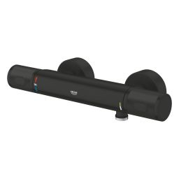 Grohe Precision Feel bateria prysznicowa ścienna termostatyczna czarny mat 347902430