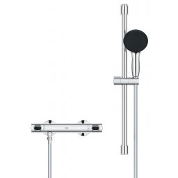 Grohe Precision Flow bateria prysznicowa ścienna z termostatem StarLight Chrome 34800001