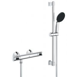 Grohe Precision Flow bateria prysznicowa ścienna z termostatem StarLight Chrome 34800001