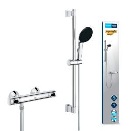 Grohe Precision Flow bateria prysznicowa ścienna z termostatem StarLight Chrome 34800001