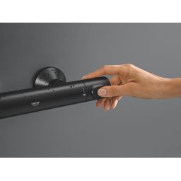 Grohe Precision Flow bateria prysznicowa ścienna termostatyczna czarny mat 348402430