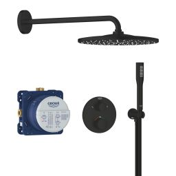 Grohe Precision prysznicowa podtynkowa termostatyczna czarny mat 348802430