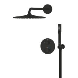 Grohe Precision prysznicowa podtynkowa termostatyczna czarny mat 348802430