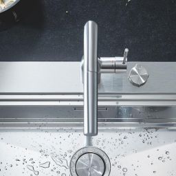 Grohe Essence bateria kuchenna stojąca SuperSteel 30270DC0