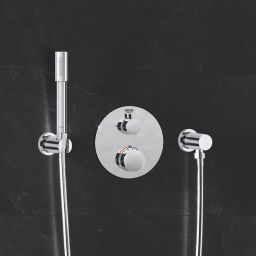 Grohe Grohtherm bateria wannowo-prysznicowa podtynkowa termostatyczna StarLight Chrome 24076000