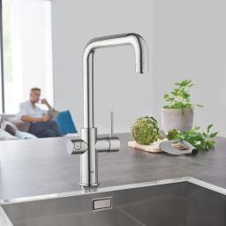 Grohe Blue Home zestaw startowy z baterią kuchenną chrom 31456001