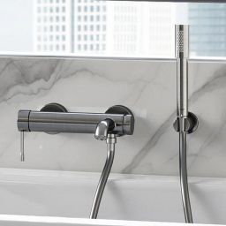 Grohe Essence bateria wannowo-prysznicowa ścienna Brushed Hard Graphite 33624AL1