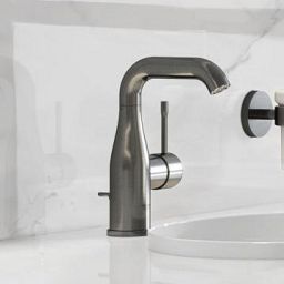 Grohe Essence bateria umywalkowa stojąca Brushed Hard Graphite 23462AL1