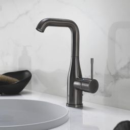 Grohe Essence bateria umywalkowa stojąca Brushed Hard Graphite 32628AL1