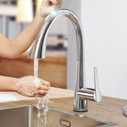 Grohe Zedra bateria kuchenna stojąca StarLight Chrome 30219002