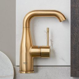 Grohe Essence bateria umywalkowa stojąca brushed cool sunrise 23462GN1