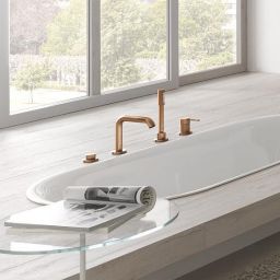 Grohe Essence bateria wannowo-prysznicowa nawannowa Brushed Warm Sunset 19578DL1