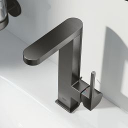Grohe Plus bateria umywalkowa stojąca Brushed Hard Graphite 23843AL3