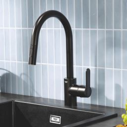 Grohe Get bateria kuchenna stojąca czarny mat 314842431